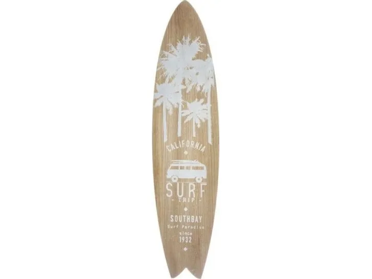 Husdekor veggdekor Surf Board hvit
