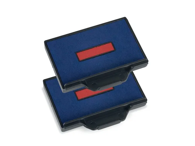 Trodat SWOP-Pad 6/56/2 - Blekkpatron - 2-farget (blå, rød) (en pakke 2) - for Trodat Professional 5117, 5204, 5206, 5460, 5460/L1, 55510