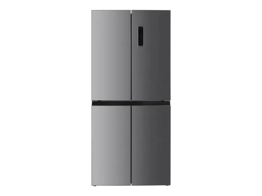 Beko GNO46623MXPN - Kjøleskap/fryser - fransk dør underfryser - bredde: 79 cm - dybde: 73 cm - høyde: 180 cm - 466 liter - Klasse D - pet inox