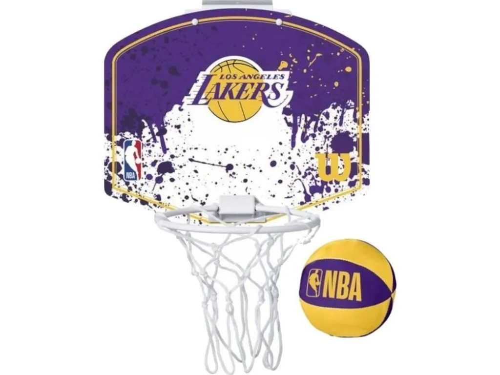 WILSON NBA TEAM MINI HOOP NBA RWB mini basketballbrett med ball