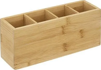 5five bambus-organisator med 4 rom