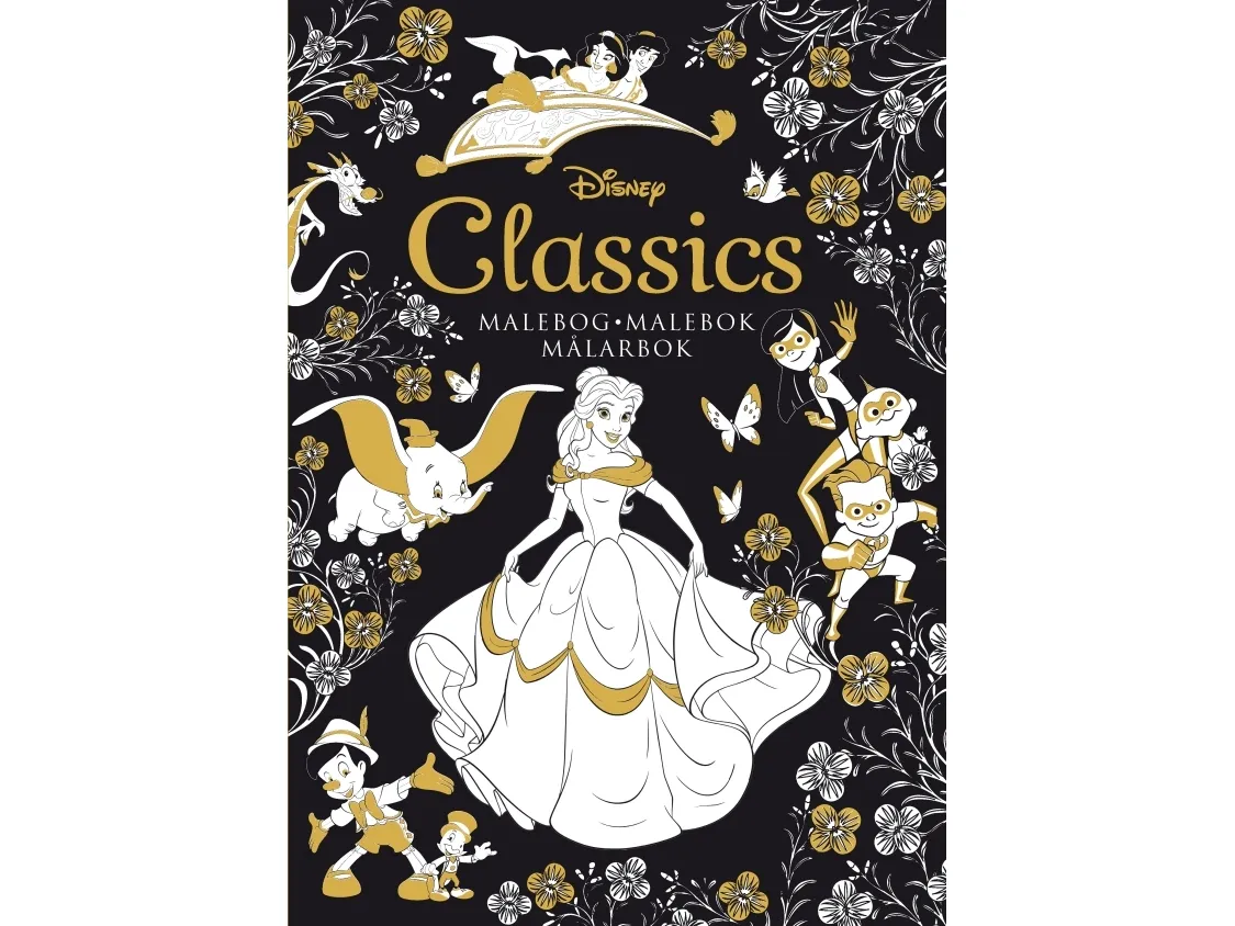 Disney Classics farge bok | Språk: Dansk