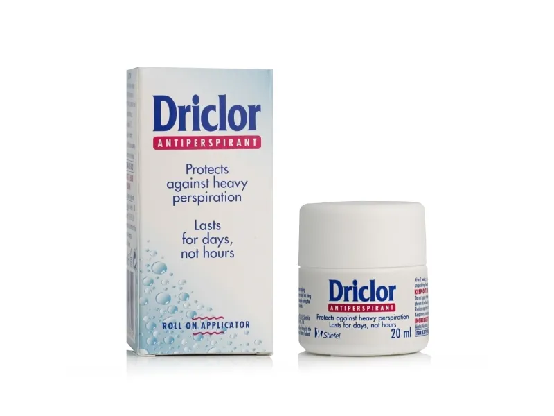 Driclor Antiperspirant Rollon Against Excessive Sweating Solution 20 Ml