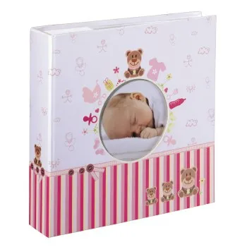 Hama Moni, rosa, hvit, 200 ark, 10 x 15, 225 mm, 225 mm