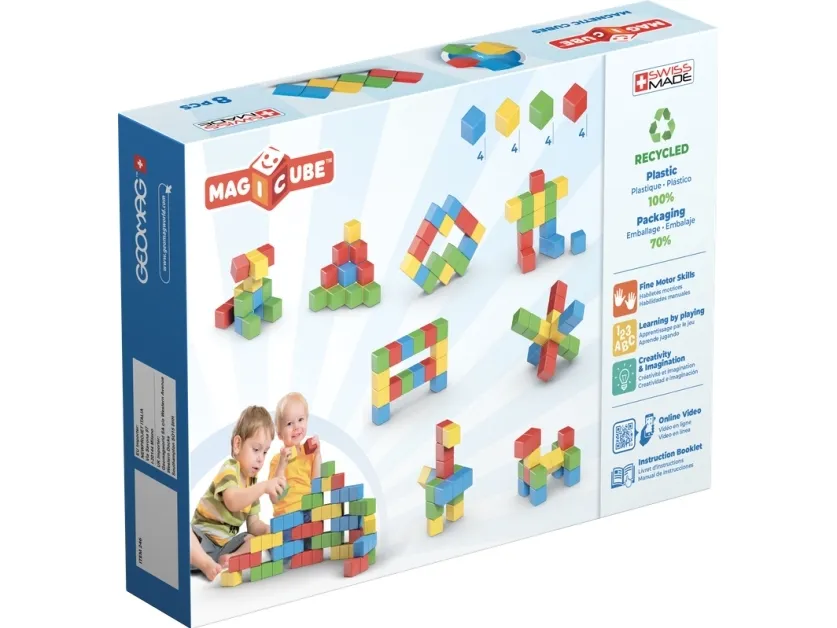 Geomag MagiCube GM246, 1 år, 64 stykker, Plast