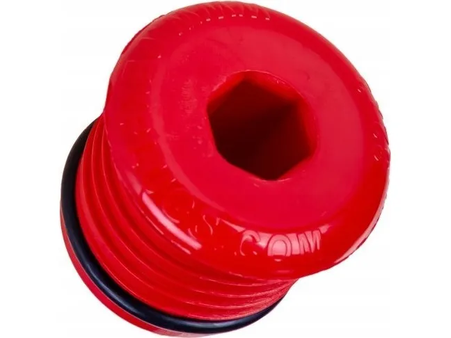 TI Group testplugg for tetthetsprøving til PEX-rør 16x2,0 mm rød