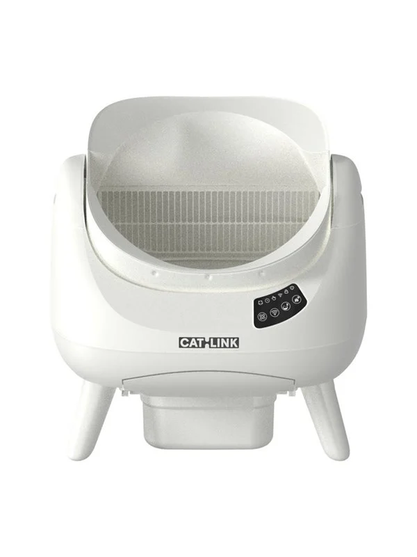 Catlink Open X Smart Self-Cleaning Cat Litter Box - White