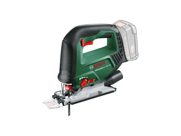 Bosch AdvancedSaw 18V-140, Toppgrep, Svart, Grønn, Aluminium, Stål, Tre, Aluminium, 3000 spm, 14 cm - SOLO