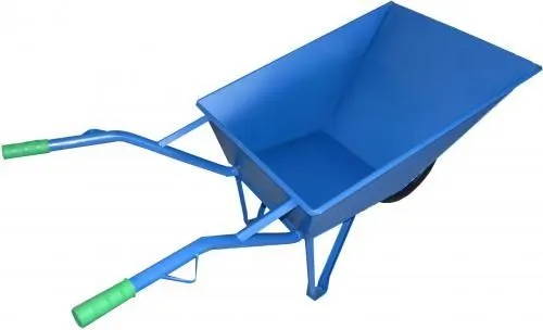 AWTOOLS bygge-/henger 85L/2,0 mm, blå + hjulskjerm