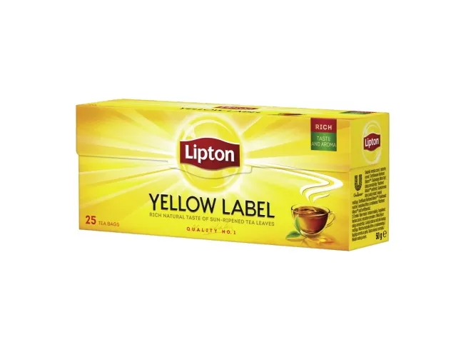 LIPTON Yellow Label Black Tea 25 poser