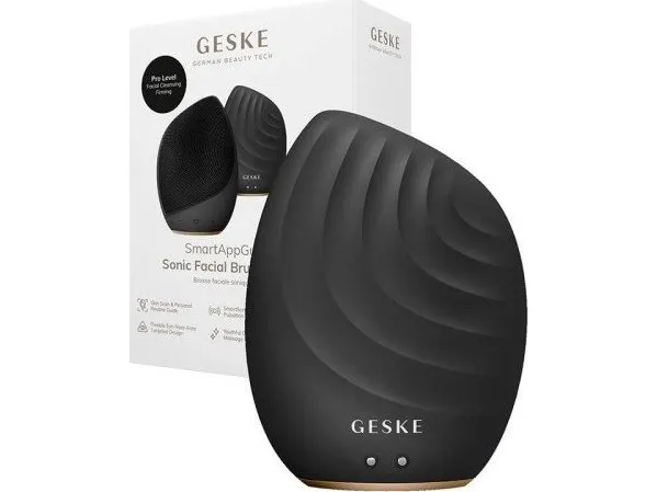 Geske 5in1 sonisk ansiktsrensebørste med påføring (grå)