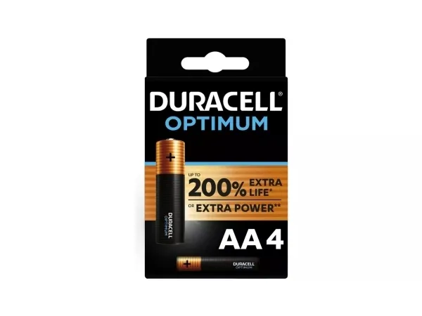 Duracell 5000394137486, Engangsbatteri, AA, 4 stykker, Flerfarget, 150 mm, 10 mm