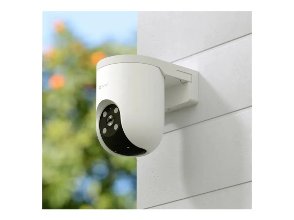 EZVIZ H8C Pro - Nettverksovervåkingskamera - panorering / tipping - utendørs - værbestandig - farge (Dag og natt) - 8 MP - 3840 x 2160 - 4K - M12-montering - lyd - trådløs - Wi-Fi - H.264, H.265 - DC 12 V