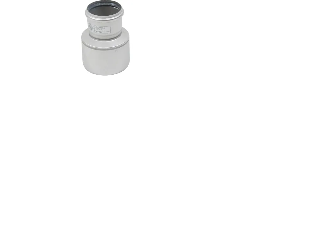 Blücher rød.110 - 75mm - m.O-ring RF AISI 304.Alm RF stål