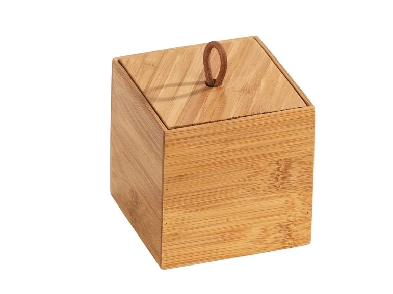 WENKO 23922100, Lager boks, Bamboo, firkant, Bamboo, Monokromatisk, Innendørs