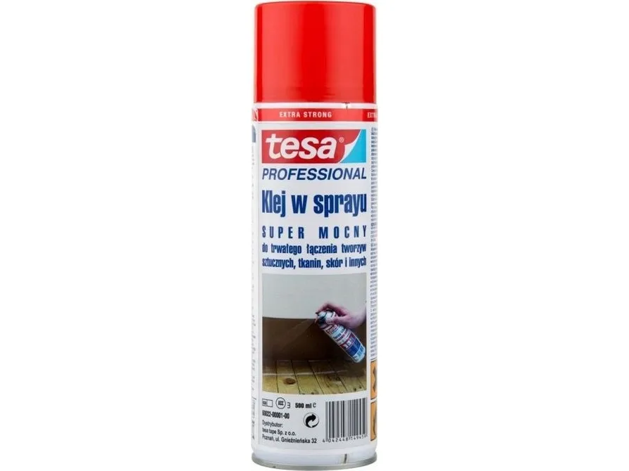 Tesa lim i spray 500 ml svært kraftig (60022-00001-00)