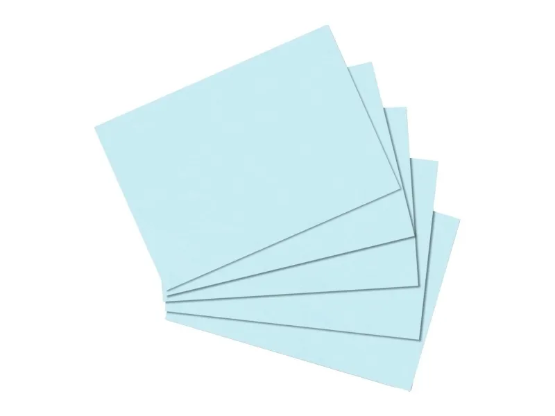 Herlitz 10837177, Blå, 170 g/m², 100 stykker