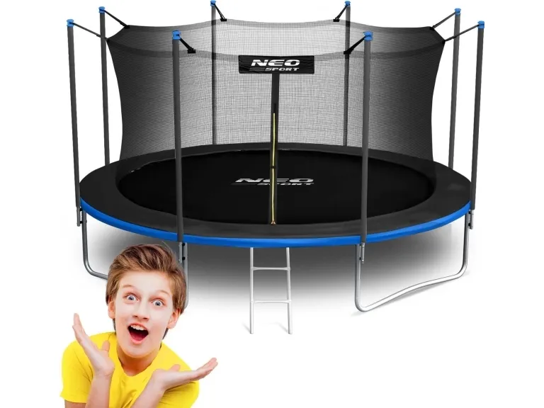 Hage-trampoline Neo-Sport NS-15W241 med innvendig nett 15 FT, 465 cm