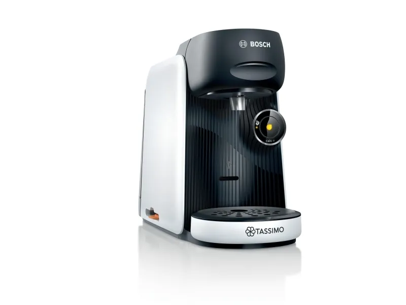 Bosch TAS164E, Kapseldrevet kaffemaskin, 0,7 l, Kaffe kapsyl, 1400 W, Sort, Hvit
