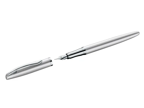 Pelikan Jazz Noble Elegance P36, Sølv, Fyllesystem med patron, Blå, Metall, Rustfritt stål, Medium