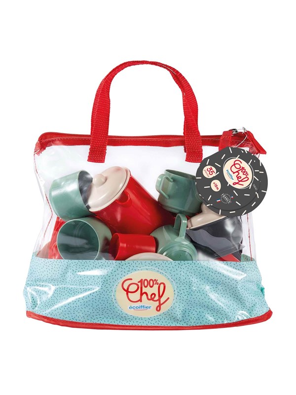 Ecoiffier 100% Chef Dinnerware Set in Bag