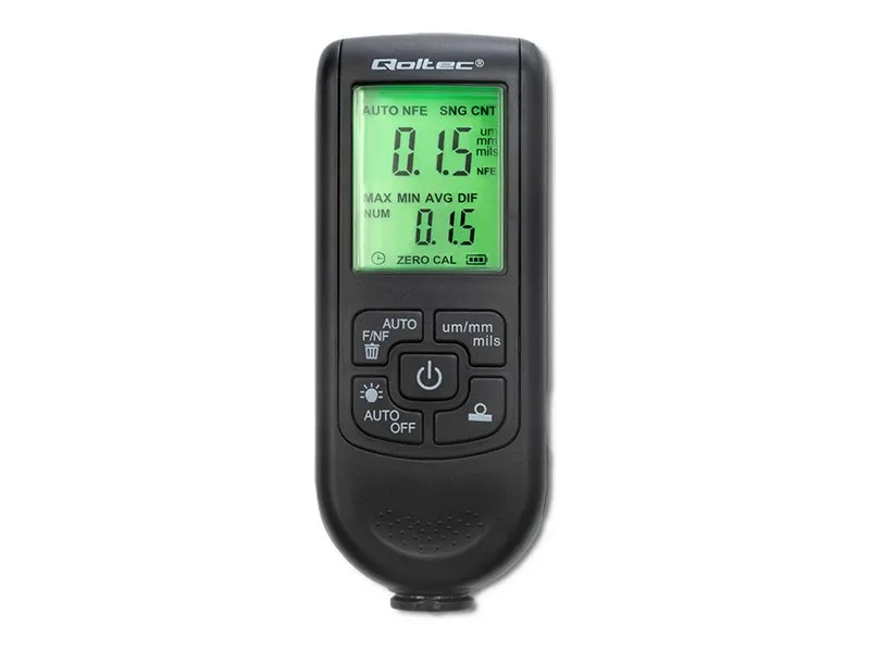 Qoltec - Thickness gauge - akrylonitril-butadien-styren (ABS) - svart