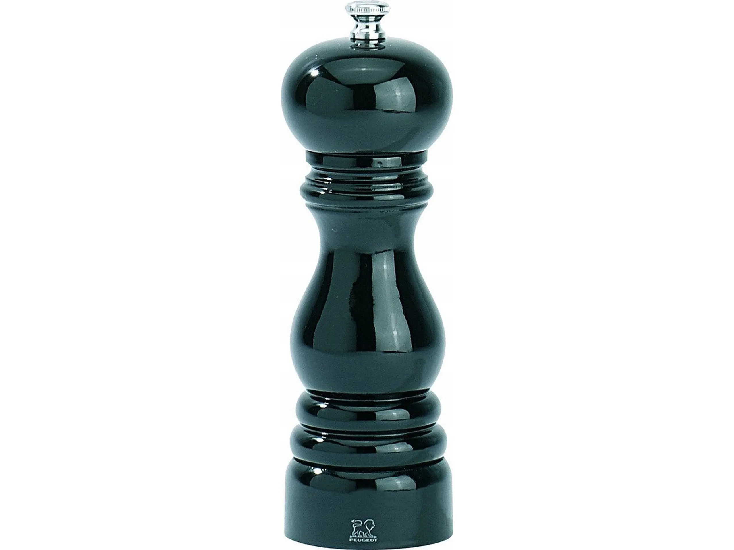 Peugeot Paris saltmølle 18 cm - svart lakkert bøketre
