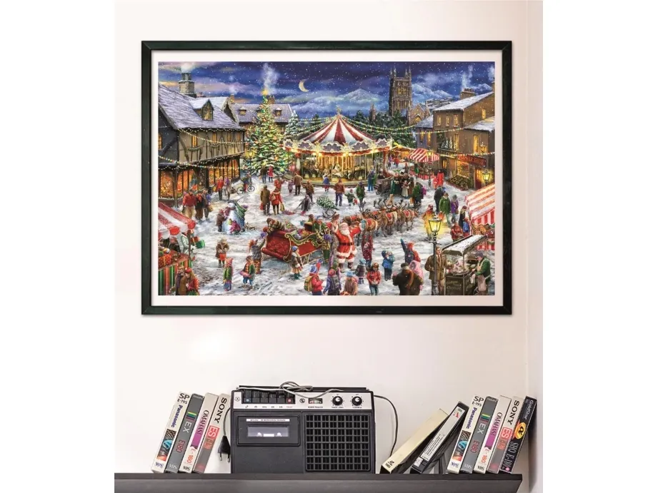 Clementoni Puslespil HQC The Christmas Fair, 1000 brikker