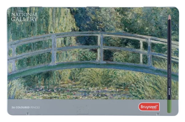 BRUYNZEEL SAKURA Bruynzeel Colour pencil tin The National Gallery - The water-lily pond | 36 colours