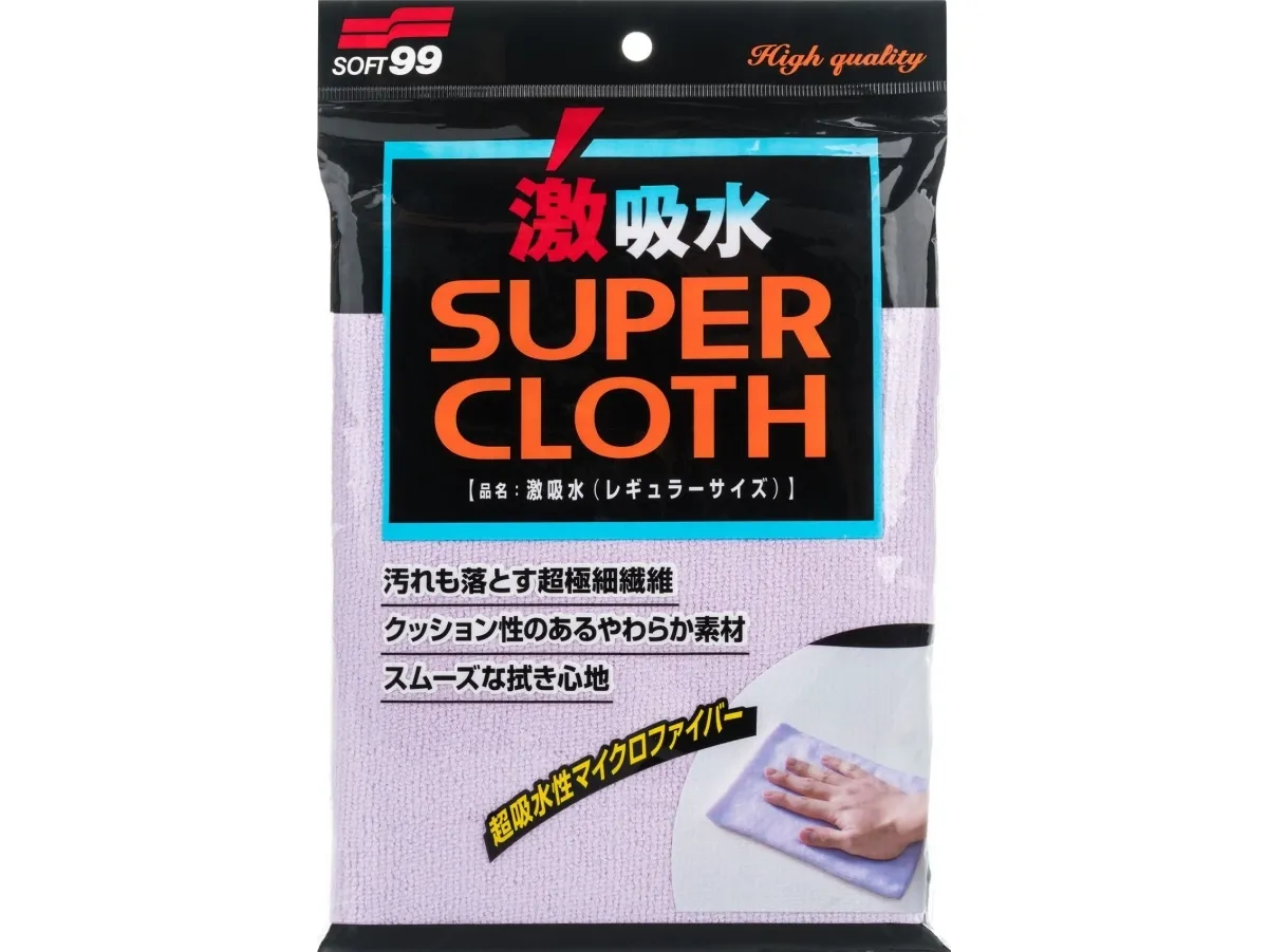 Soft99 Microfiber Cloth -Super Water Absorbent- Regular