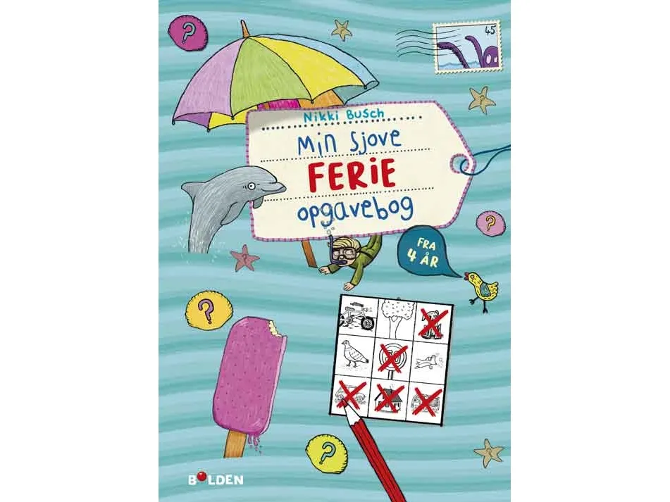 Min morsomme ferie-oppgavebok - fra 4 år