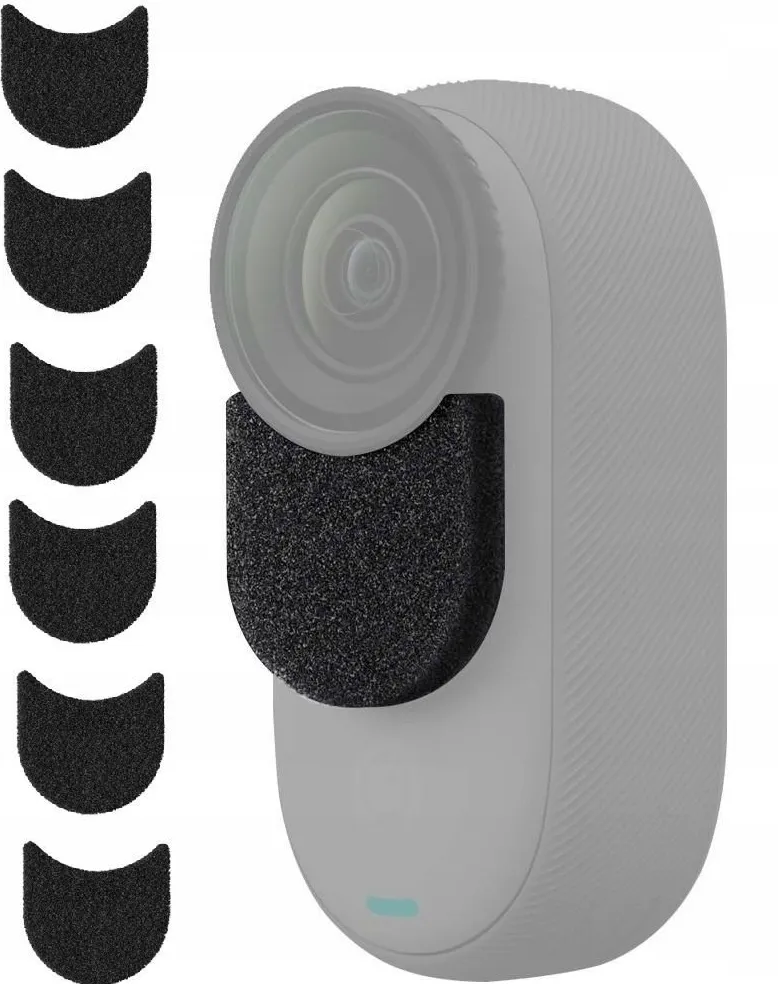 6x skum vindskjerm/vindsperre til Insta360 Go 3 / 3s / Pu776b