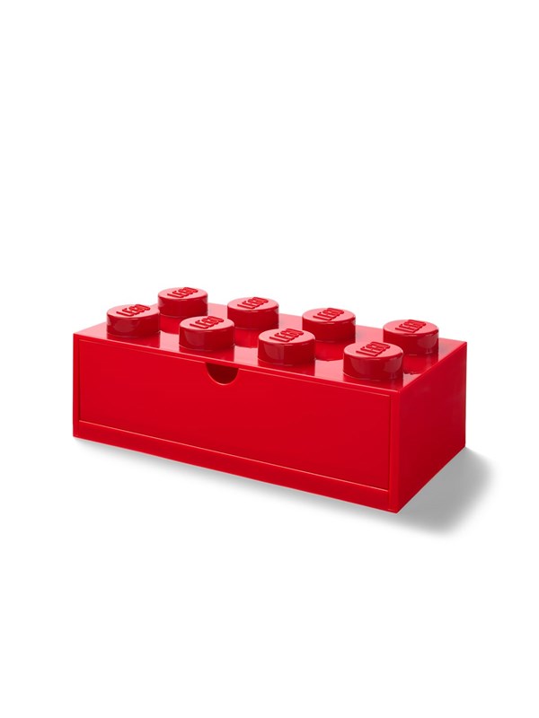 LEGO Desk Drawer 8 - Red