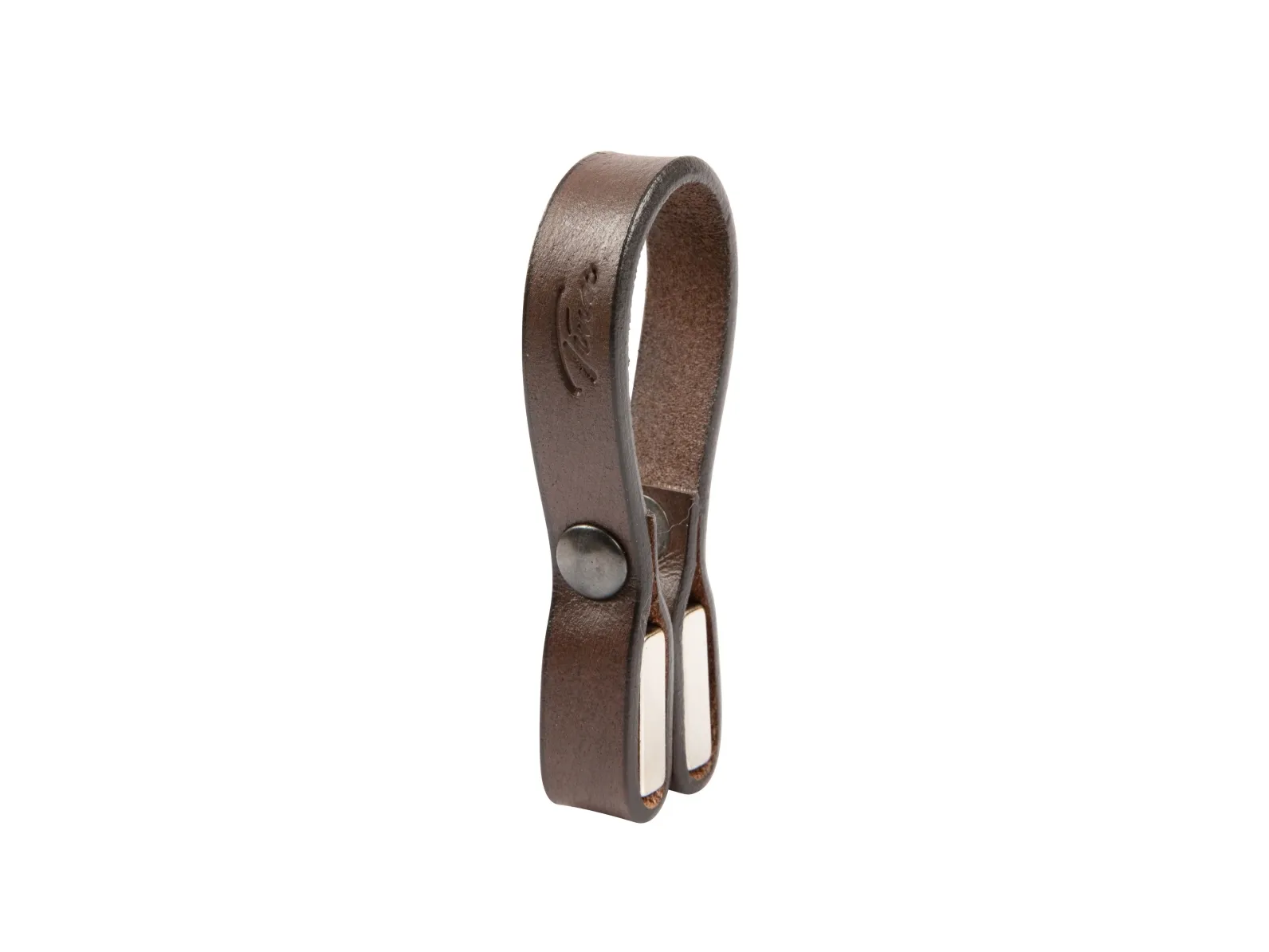 Tina håndkleholder – 8,5x2 cm – lær – brun