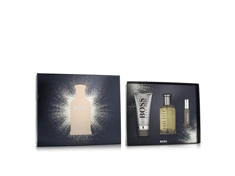 Hugo Boss Boss Bottled No6 Gift Set Eau De Toilette 100 Ml Shower Gel 100 Ml And Miniature Eau De Toilette 10 Ml