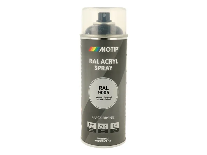 Motip Ral 9005 high gloss deep black