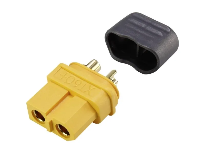 Reely RE-6702318 batterihylse XT60 forgylt 1 stk