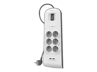 Belkin SurgeMaster - Overspenningsavleder - utgangskontakter: 6