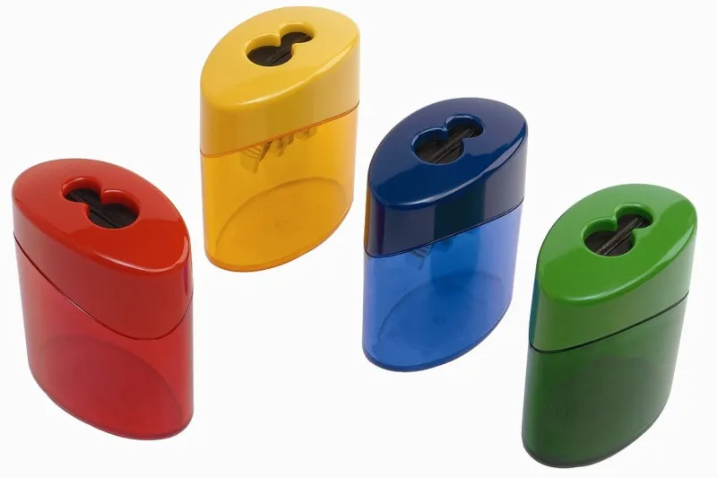 Blyantspidser Linex med automatisk lukning ass. farver (stk.)