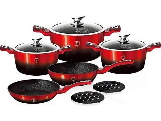 Berlinger Haus grytesett Metallic 10 deler (BH-1631)
