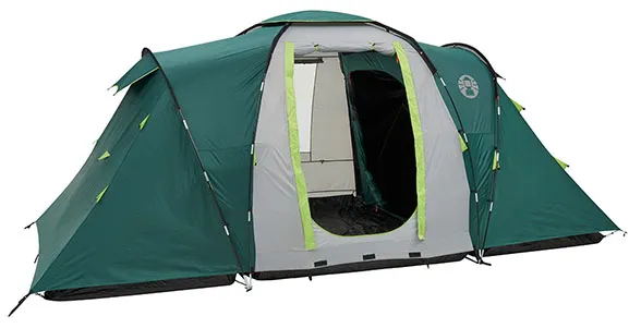 Coleman Spruce Falls 4, Camping, Hard ramme, Gruppe telt, 4 person(er), Bakkdekke, Grønn, Grå