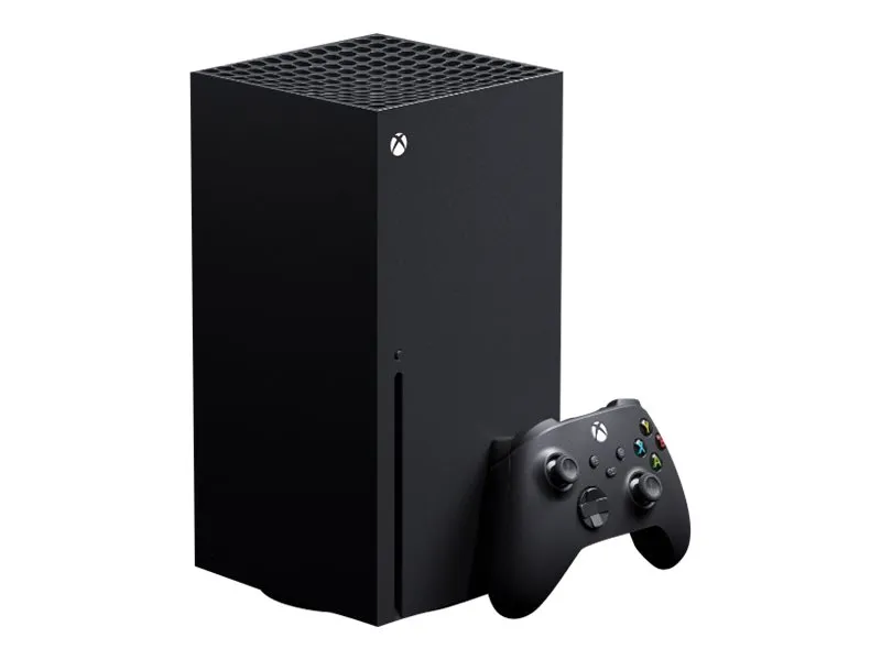 Microsoft® Xbox Series X | Spelkonsol - HDMI® 2.1 - | 4K @ 120 (2160p) / 8K @ 60 (4320p) | - 1TB SSD NVme - Wi-Fi / LAN - Svart | Inkluderar 1 x Xbox trådlös handkontroll (svart)