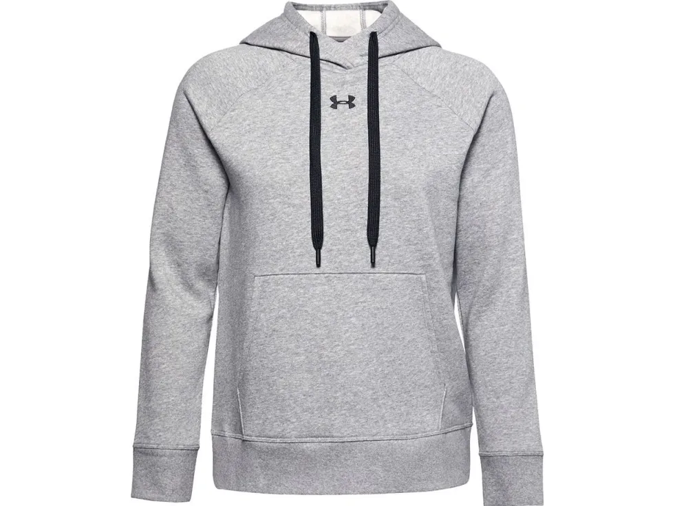 Under Armour Dame Under Armour Rival Fleece Hb hettegenser Grå 1356317 035 (L)