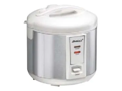 Steba RK 2 - Riskoker - 1.8 liter - 700 W - rustfritt stål / hvit