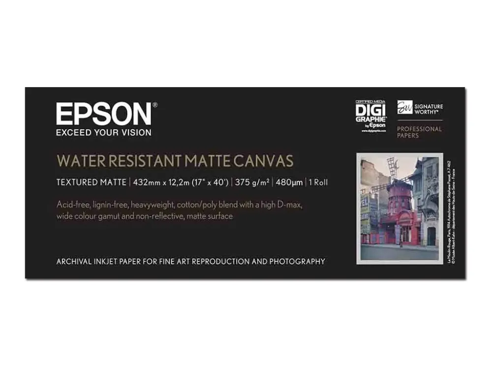 Epson - Matt - Rull (43,2 cm x 12,2 m) 1 rull(er) lerretspapir - for SureColor P5000, P800, SC-P10000, P20000, P5000, P7500, P900, P9500