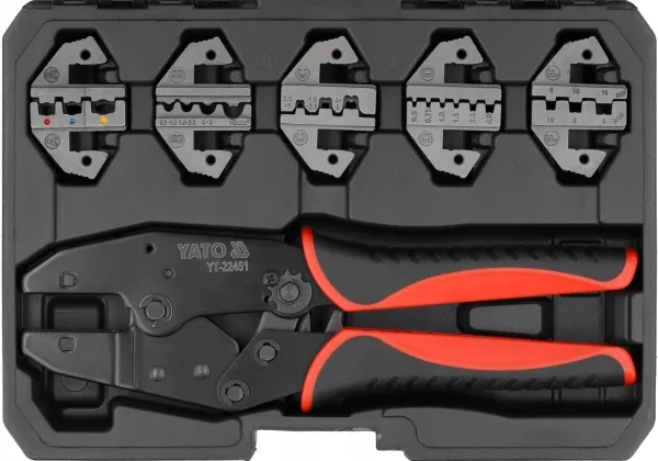 YATO Rinkinys FOR CRIMPING KONTAKTØRER 5 MATRISER