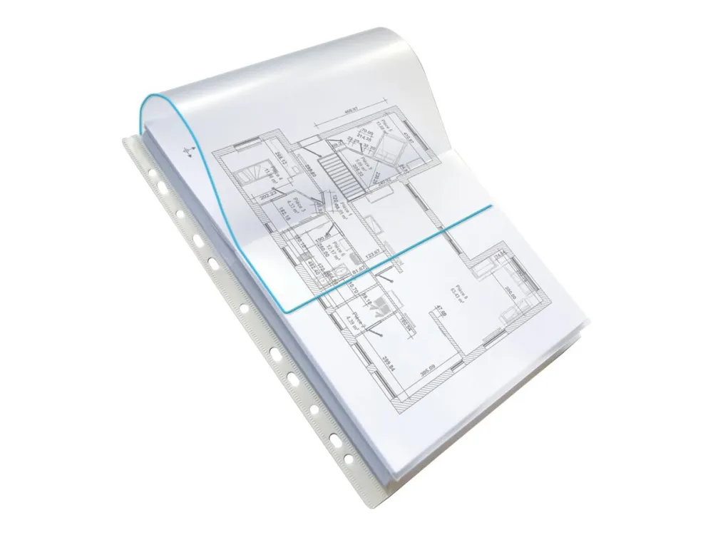 Kataloglomme Elba A4 med flap (pakke á 10 stk.)