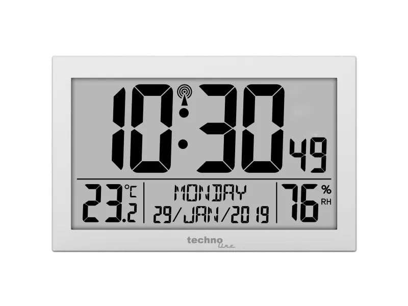 Technoline Digital veggklokke WS8016 BLADE HOME