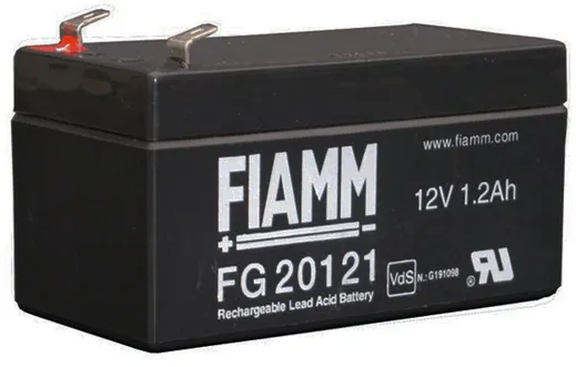 FIAMM FG20121, 12 V, 1 stykker, Sort, 1,2 Ah, 5 år, 570 g
