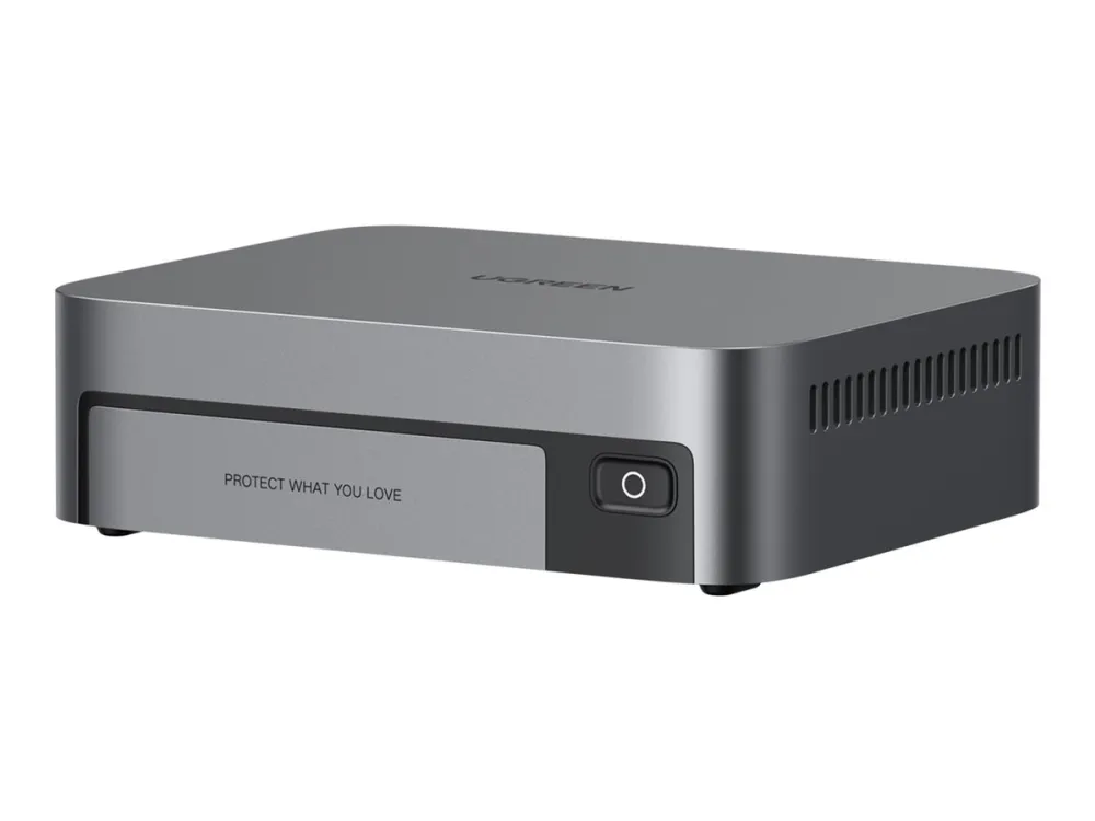 UGREEN NASync DXP480T Plus - NAS-server - 4 brønner - PCI Express (NVMe) - RAID 0, 1, 5, 6, 10, JBOD - RAM 8 GB - 10GBase-T
